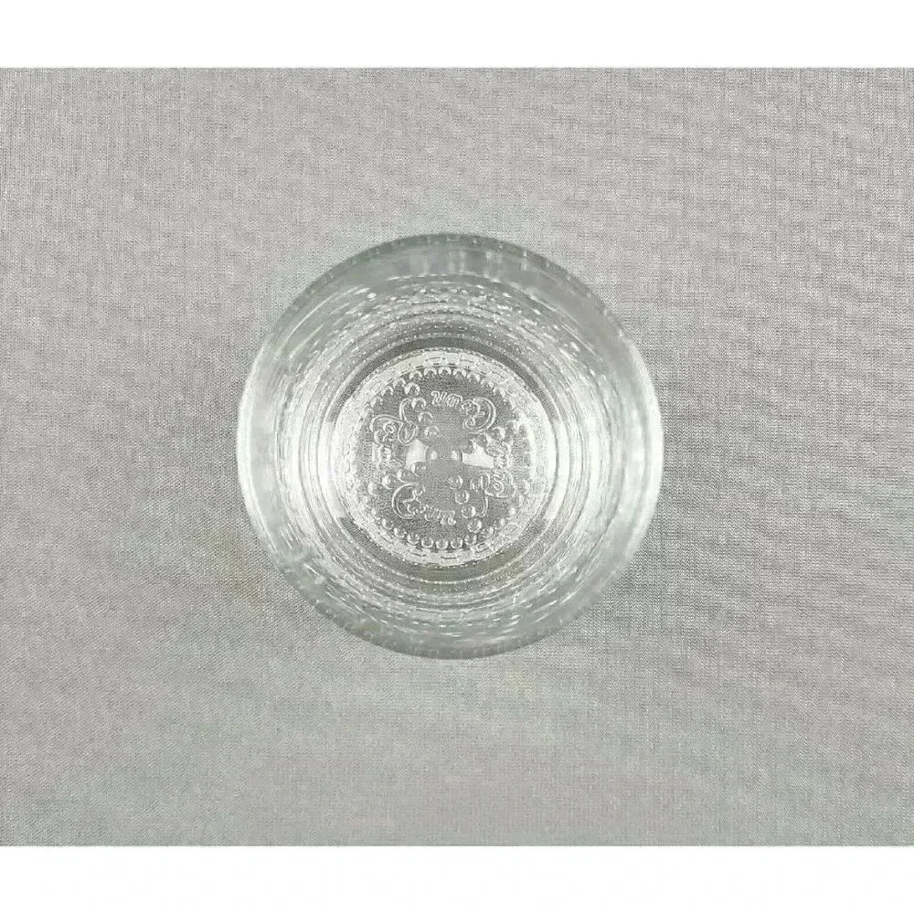 Crown Royal Canadian Whisky Lowball Old Fashioned Rocks Glass Embossed Bottom